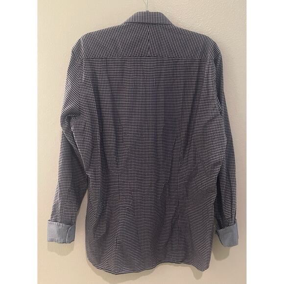 Ted Baker Blue Cotton Button Down Shirt Size 16.5 36/37 - Picture 2 of 9